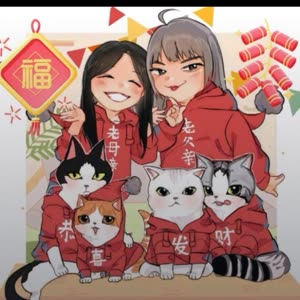 花花与三猫catlive