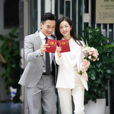 陈都灵和刘恺威结婚图片